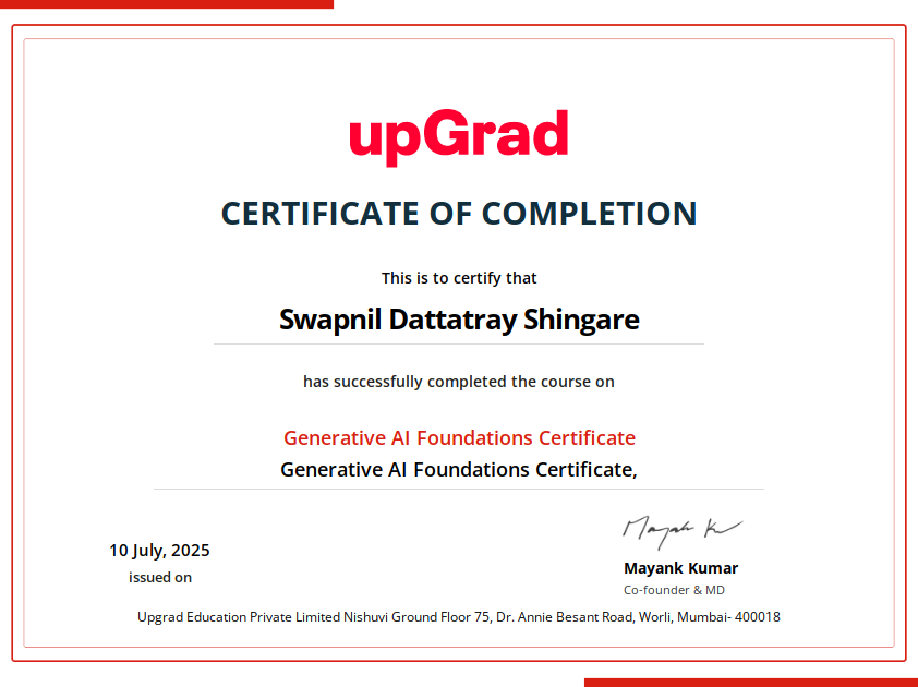 Certificate Image
